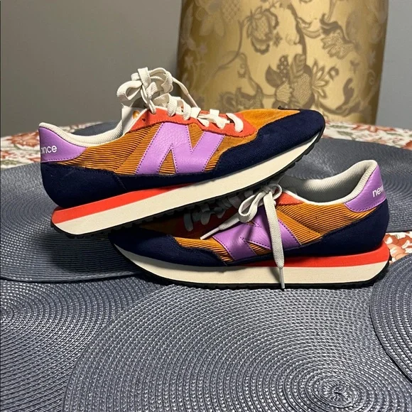New Balance Sneakers in Purple, Orange, and Navy - Picture 8 of 8